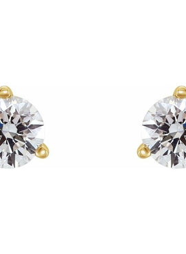 14K Yellow Gold 1/5 CTW Natural Diamond Earrings