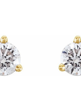 14K Yellow Gold 1/5 CTW Natural Diamond Earrings