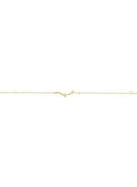 14K White Gold .06 CTW Natural Diamond Branch Bar 6 1/2-7 1/2