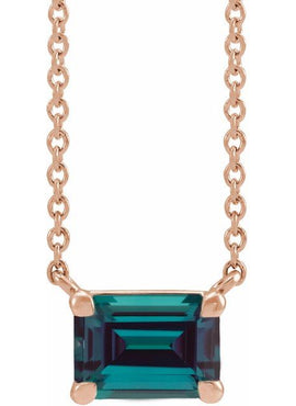 14K White Gold Natural Aquamarine 18