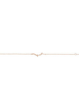 14K White Gold .06 CTW Natural Diamond Branch Bar 6 1/2-7 1/2