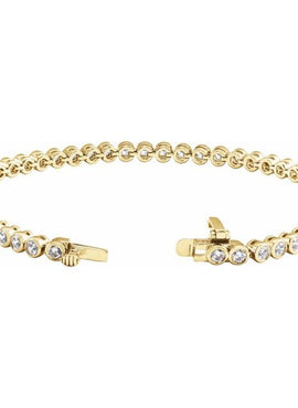 14K Yellow Gold 3 1/2 CTW Lab-Grown Diamond Bezel-Set 7