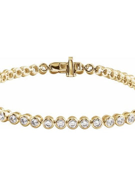14K Yellow Gold 3 1/2 CTW Lab-Grown Diamond Bezel-Set 7