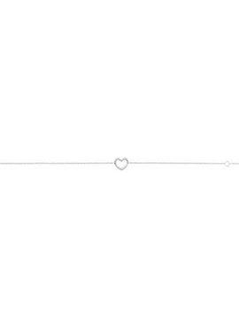Sterling Silver Heart 6 1/2-7 1/2