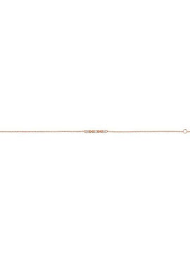 14K White Gold 1/10 CTW Natural Diamond Beaded Bar 6 1/2-7 1/2