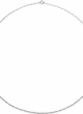 14K Yellow Gold 1.28 mm Figaro 7
