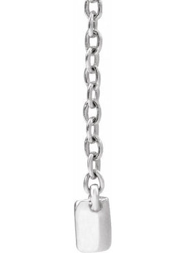 14K Yellow Gold 3/8 CTW Lab-Grown Diamond Bar 16-18