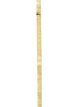 14K Yellow Gold 12 Gauge Alabama Stamping with External Undrilled Eyelet