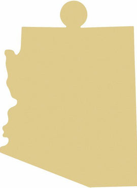 14K Yellow Gold 12 Gauge Arizona Stamping with External Undrilled Eyelet