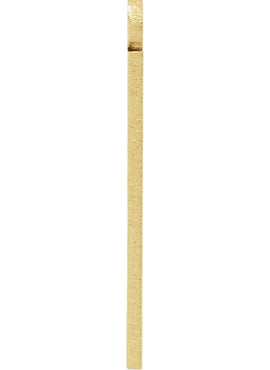 14K Yellow Gold 12 Gauge Arizona Stamping with External Undrilled Eyelet