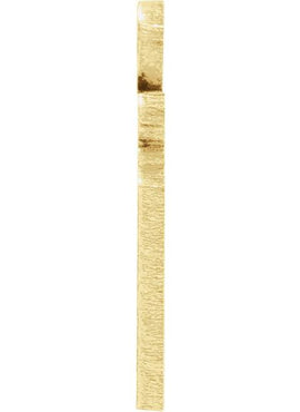 14K Yellow Gold 12 Gauge Kansas Stamping with External Undrilled Eyelet
