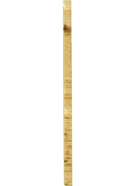 14K Yellow Gold 12 Gauge Maine Stamping with External Undrilled Eyelet