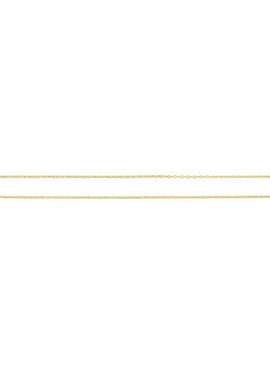 14K Yellow Gold 1.8 mm Hollow Diamond-Cut Anchor 7