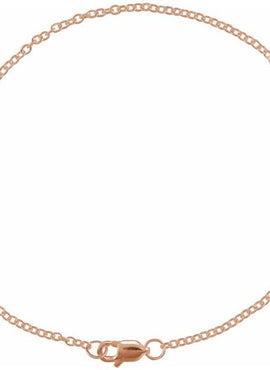 14K Rose Gold-Filled 1.5 mm Cable 16