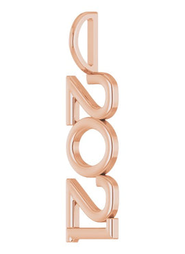 Sterling Silver 2021 Year Charm/Pendant