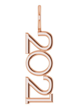 Sterling Silver 2021 Year Charm/Pendant
