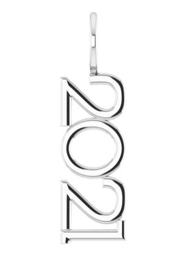 Sterling Silver 2021 Year Charm/Pendant