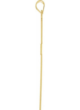 14K Yellow Gold Cross Pendant