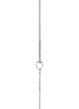14K Rose Gold 49.1x25 mm Cross Pendant