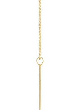 14K Rose Gold 49.1x25 mm Cross Pendant