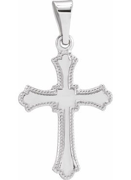14K Yellow Gold Cross Pendant