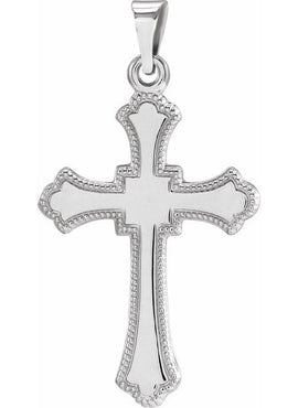 14K Yellow Gold Cross Pendant