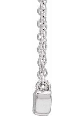 14K Yellow Gold 19.57x4.61 mm Nana 18
