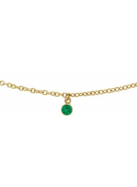 14K Yellow Gold Natural Blue Sapphire 16
