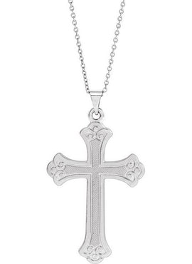 14K Yellow Gold Cross Pendant
