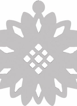 Sterlium Plus 12 Gauge Sunflower Stamping with External Undrilled Eyelet