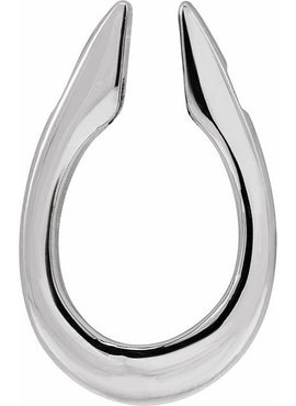 14K White Gold Pendant Enhancer