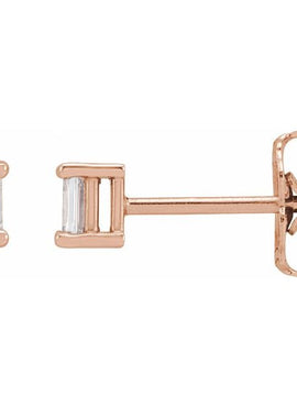 14K Yellow Gold 1/5 CTW Natural Diamond Stud Earrings