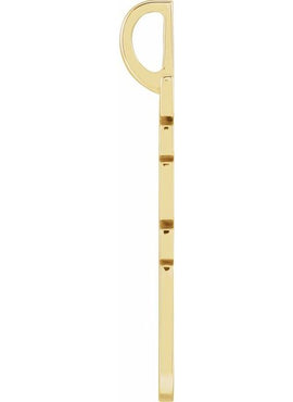 14K Rose Gold WWJD Charm/Pendant