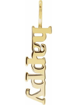 Platinum Happy Charm/Pendant