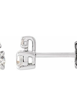 14K Yellow Gold 1/3 CTW Lab-Grown Diamond Earrings