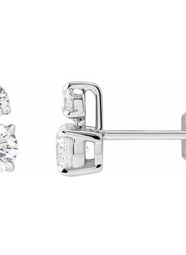 14K Yellow Gold 1/3 CTW Lab-Grown Diamond Earrings