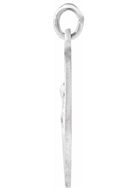 14K Yellow Gold 18 mm St. Anne Medal