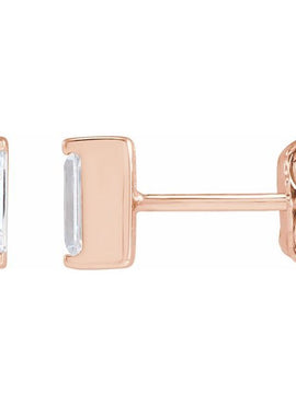 14K Yellow Gold 3/8 CTW Lab-Grown Diamond Earrings
