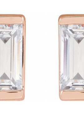 14K Yellow Gold 3/8 CTW Lab-Grown Diamond Earrings