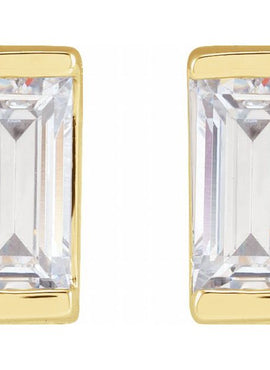 14K Yellow Gold 3/8 CTW Lab-Grown Diamond Earrings