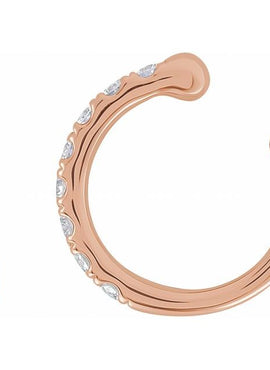 14K Yellow Gold 1/6 CTW Natural Diamond Ear Cuff