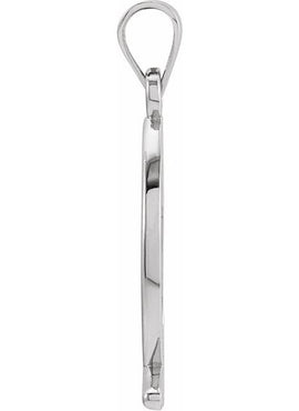 14K Yellow Gold 20x7 mm Ichthus (Fish) Pendant