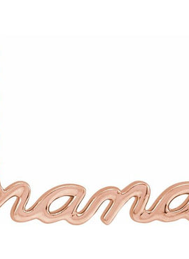 14K Yellow Gold 19.57x4.61 mm Nana 18