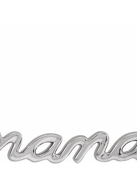 14K Yellow Gold 19.57x4.61 mm Nana 18