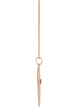 14K Rose Gold Cross Pendant