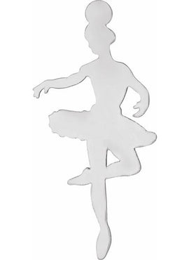 14K Yellow Gold 12 Gauge Ballerina Stamping with External Undrilled Eyelet