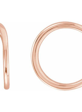 14K Yellow Gold Ear Cuff