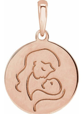 14K Yellow Gold Hold You Forever® Pendant