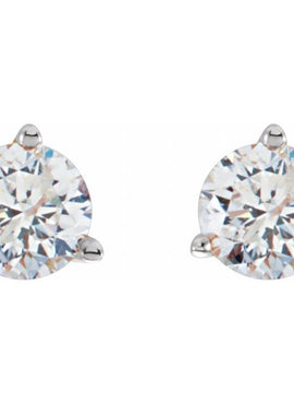 14K White Gold 1/5 CTW Natural Diamond Stud Earrings
