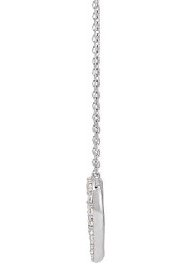 14K Yellow Gold 3/8 CTW Lab-Grown Diamond Heart 16-18